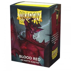 Dragon Shield Box of 100 in Matte Blood Red